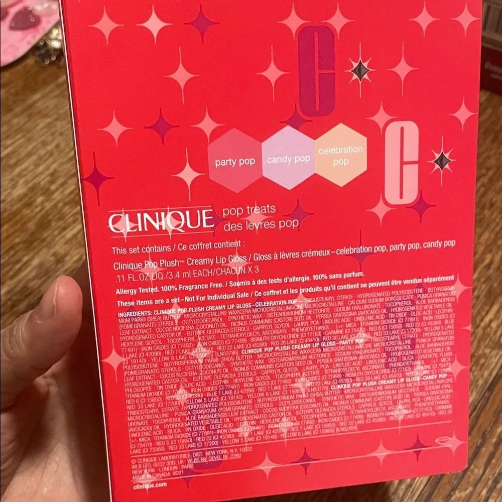 Clinique Pop Treats Lip Gloss Duo in Pink and Silver